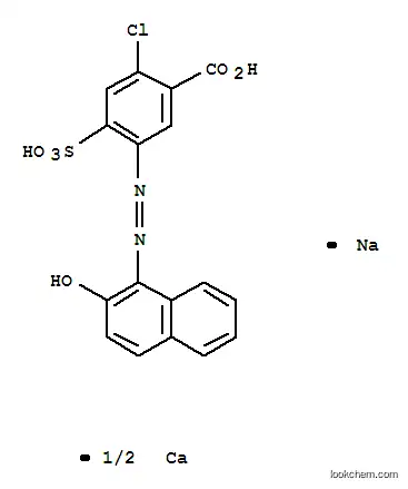 Molecular Structure of 5850-80-6 (calcium disodium bis[2-chloro-5-[(2-hydroxy-1-naphthyl)azo]-4-sulphonatobenzoate])
