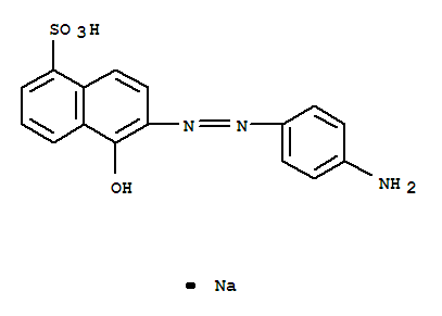 1-naphthalenesulfonic acid, 6-[2-(4-aminophenyl)diazenyl]-5-hydroxy-, sodium salt (1:1)