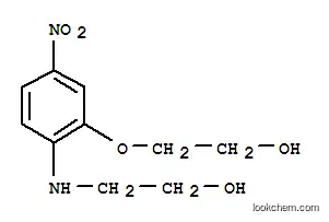 Molecular Structure of 59820-43-8 (N,O-Di(2-hydroxyethyl)-2-amino-5-nitrophenol)