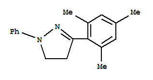4,5-dihydro-1-phenyl-3-(2,4,6-trimethylphenyl)-1H-pyrazole