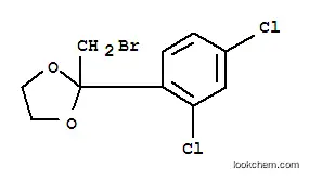 Molecular Structure of 60207-30-9 (2-(bromomethyl)-2-(2,4-dichlorophenyl)-1,3-dioxolane)
