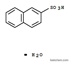 Molecular Structure of 6036-00-6 (Naphthalene-2-sulfonic acid hydrate)