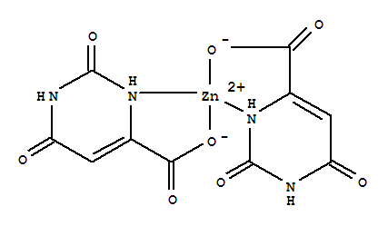 Zinc,bis(1,2,3,6-tetrahydro-2,6-dioxo-4-pyrimidinecarboxylato-kN3,kO4)-, (T-4)-(60388-02-5)