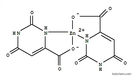 Molecular Structure of 60388-02-5 (bis(1,2,3,6-tetrahydro-2,6-dioxopyrimidine-4-carboxylato-N3,O4)zinc)