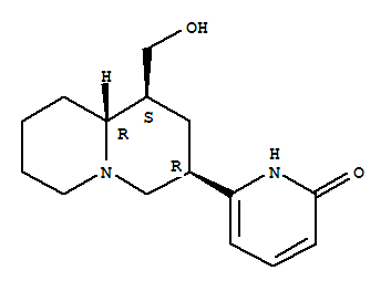 2(1H)-Pyridinone,6-[(1R,3S,9aS)-octahydro-1-(hydroxymethyl)-2H-quinolizin-3-yl]-, rel-(+)-