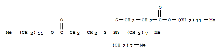 10-Oxa-4,6-dithia-5-stannadocosanoicacid, 5,5-dioctyl-9-oxo-, dodecyl ester