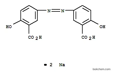 Molecular Structure of 6054-98-4 (Disodium 5,5'-azodisalicylate)