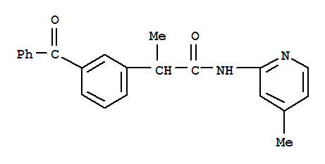 Benzeneacetamide,3-benzoyl-a-methyl-N-(4-methyl-2-pyridinyl)-