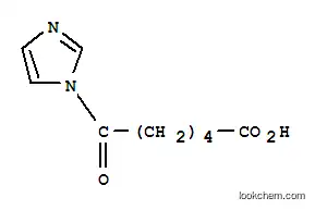 Molecular Structure of 60718-46-9 (6-(1H-imidazol-1-yl)-6-oxohexanoic acid)