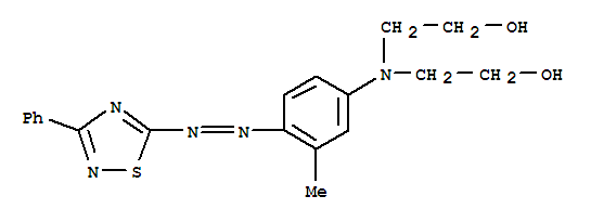 2,2'-[[3-methyl-4-[(3-phenyl-1,2,4-thiadiazol-5-yl)azo]phenyl]imino]bisethanol