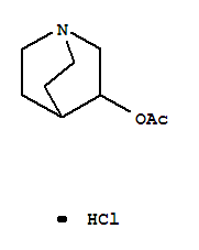 1-Azabicyclo[2.2.2]octan-3-ol,3-acetate, hydrochloride (1:1)(6109-70-2)