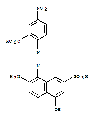 Benzoic acid,2-[2-(2-amino-5-hydroxy-7-sulfo-1-naphthalenyl)diazenyl]-5-nitro-