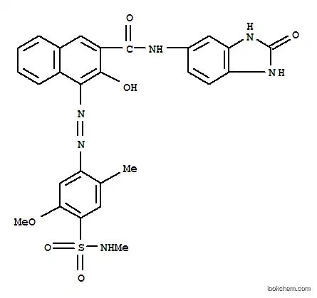 2-Naphthalenecarboxamide,N-(2,3-dihydro-2-oxo-1H-benzimidazol-5-yl)-3-hydroxy-4-[2-[5-methoxy-2-methyl-4-[(methylamino)sulfonyl]phenyl]diazenyl]-
