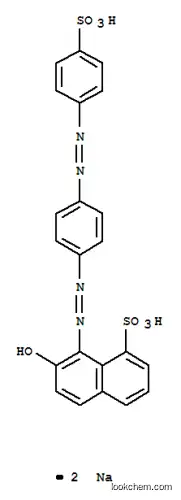 Molecular Structure of 6226-74-0 (disodium 7-hydroxy-8-[[4-[(4-sulphonatophenyl)azo]phenyl]azo]naphthalene-2-sulphonate)