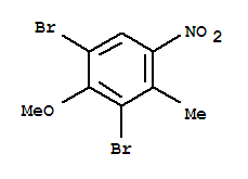 1,3-dibromo-2-methoxy-4-methyl-5-nitrobenzene