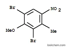 Molecular Structure of 62265-99-0 (2,6-dibromo-3-methyl-4-nitroanisole)