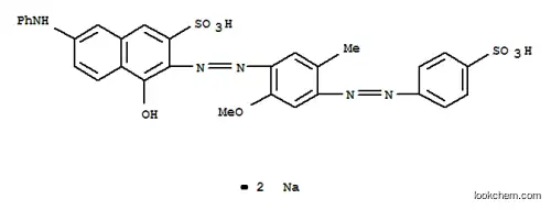 Molecular Structure of 6227-14-1 (Direct Violet 9)