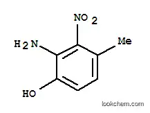 Molecular Structure of 6265-05-0 (2-amino-4-methyl-3-nitrophenol)