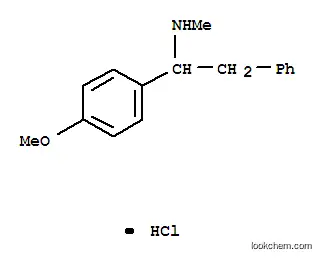 Molecular Structure of 6278-26-8 (1-(4-methoxyphenyl)-N-methyl-2-phenyl-ethanamine)