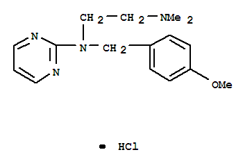 1,2-Ethanediamine,N1-[(4-methoxyphenyl)methyl]-N2,N2-dimethyl-N1-2-pyrimidinyl-, hydrochloride(1:1)
