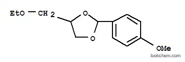Molecular Structure of 6301-38-8 (4-(ethoxymethyl)-2-(4-methoxyphenyl)-1,3-dioxolane)