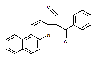 1H-Indene-1,3(2H)-dione,2-benzo[f]quinolin-3-yl-