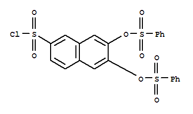 2-Naphthalenesulfonylchloride, 6,7-bis[(phenylsulfonyl)oxy]-