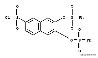 Molecular Structure of 63217-39-0 (6,7-bis[(phenylsulphonyl)oxy]naphthalene-2-sulphonyl chloride)