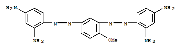 1,3-BENZENEDIAMINE,4,4'-[(4-METHOXY-1,3-PHENYLENE)BIS(AZO)]BIS-CAS