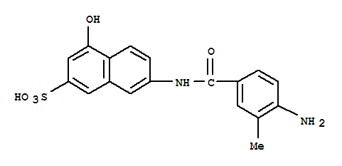 2-Naphthalenesulfonicacid, 7-[(4-amino-3-methylbenzoyl)amino]-4-hydroxy-