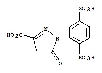 1-(2,5-DISULFOPHENYL)-4,5-DIHYDRO-5-OXO-1H-PYRAZOLE-3-CARBOXYLIC ACIDCAS