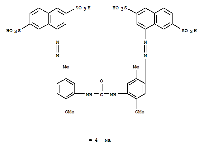2,6-Naphthalenedisulfonicacid, 4,4'-[carbonylbis[imino(5-methoxy-2-methyl-4,1-phenylene)azo]]bis-,tetrasodium salt (9CI)