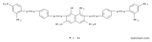 2,7-Naphthalenedisulfonicacid,4-amino-3,6-bis[2-[4-[2-(2,4-diaminophenyl)diazenyl]phenyl]diazenyl]-5-hydroxy-,sodium salt (1:2)