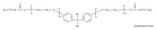 Molecular Structure of 64401-02-1 (ETHOXYLATED (10) BISPHENOL A DIACRYLATE)