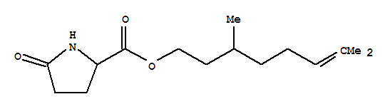 3,7-DIMETHYLOCT-6-ENYL 5-OXO-DL-PROLINATE