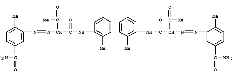 3-[[1-[4-[4-[[2-[(5-carbamoyl-2-methylphenyl)diazenyl]-3-oxobutanoyl]amino]-3-methylphenyl]-2-methylanilino]-1,3-dioxobutan-2-yl]diazenyl]-4-methylbenzamide