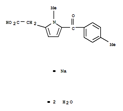 1-Methyl-5-(p-toluoyl)pyrrole-2-acetic Acid Sodium Salt dihydrate