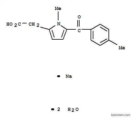 Molecular Structure of 64490-92-2 (Sodium tolmetin dihydrate)