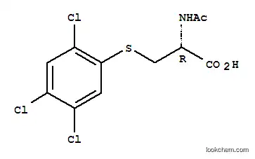 Molecular Structure of 64636-24-4 (N-acetyl-S-(trichlorophenyl)cysteine)