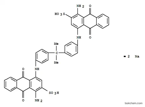 2-Anthracenesulfonicacid,4,4'-[(1-methylethylidene)bis(4,1-phenyleneimino)]bis[1-amino-9,10-dihydro-9,10-dioxo-,sodium salt (1:2)