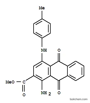 Molecular Structure of 64862-95-9 (methyl 1-amino-9,10-dihydro-4-[(4-methylphenyl)amino]-9,10-dioxoanthracene-2-carboxylate)