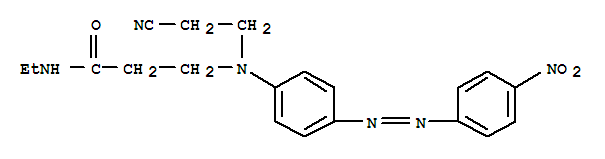 Propanamide,3-[(2-cyanoethyl)[4-[2-(4-nitrophenyl)diazenyl]phenyl]amino]-N-ethyl-