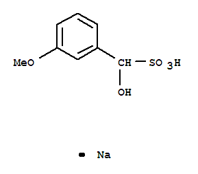 Benzenemethanesulfonicacid, a-hydroxy-3-methoxy-, sodium salt(1:1)