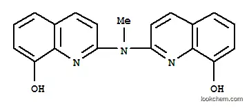 Molecular Structure of 65165-14-2 (N-Methyl-2,2'-iminodi(8-quinolinol))