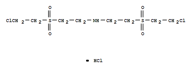 Bis[2-(2-chloroethylsulfonyl)ethyl]azanium chloride