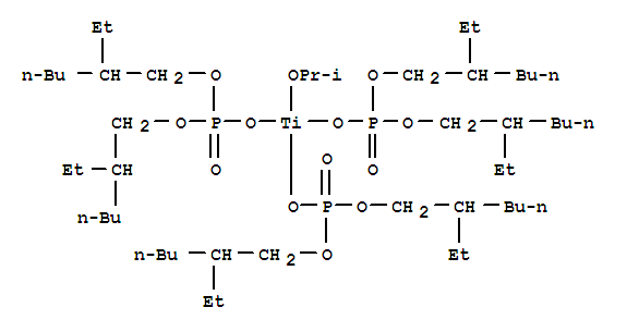 Isopropyl-(dioctylphosphate)-dioctylphosphate-titanate cas no.65345-34-8 0.98