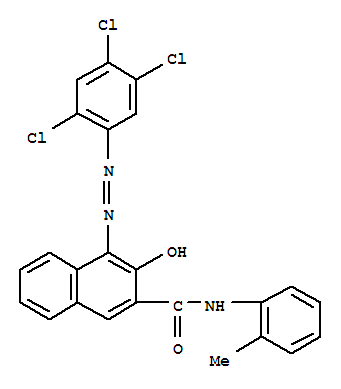 2-Naphthalenecarboxamide,3-hydroxy-N-(2-methylphenyl)-4-[2-(2,4,5-trichlorophenyl)diazenyl]-(6535-46-2)