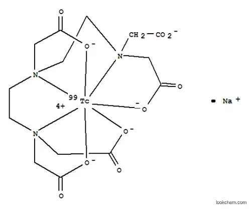 Molecular Structure of 65454-61-7 (Technetium Tc 99m Pentetate)
