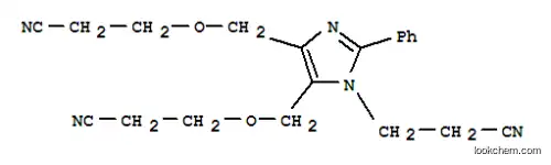 Molecular Structure of 65652-67-7 (1-(2-CYANOETHYL)-2-PHENYL-4,5-DI-CYANOETHOXYMETHYL IMIDAZOLE)