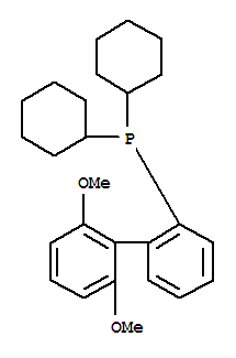 Molecular Structure of 657408-07-6 (Phosphine,dicyclohexyl(2',6'-dimethoxy[1,1'-biphenyl]-2-yl)-)
